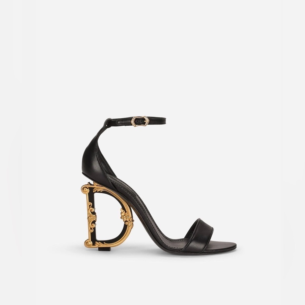 DOLCE & GABBANA
NAPPA LEATHER SANDALS WITH BAROQUE DG DETAIL - Picture 2 of 12